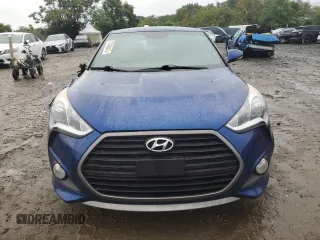 2016 Hyundai Veloster Turbo with VIN KMHTC6AEXGU284947, listed as a Copart auction lot 71740474 with 116,198 mi miles and Salvage Title. Bid and sale history available at carsss.com. Image 5.