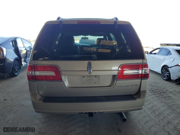 2007 Lincoln Navigator with VIN 5LMFU28567LJ06884, listed as a Copart auction lot 46607665 with 0 mi miles and Salvage Title. Bid and sale history available at carsss.com. Image 6.