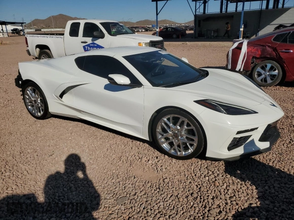 2024 Chevrolet Corvette 3LT with VIN 1G1YC2D43R5120886, listed as a Copart auction lot 79566054 with 5,322 mi miles and Salvage Title. Bid and sale history available at carsss.com. Image 4.