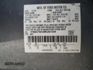2021 Ford Explorer with VIN 1FMSK7BH2MGA61244, listed as a Copart auction lot 42625215 with 113,243 mi miles and Salvage Title. Bid and sale history available at carsss.com. Image 13.