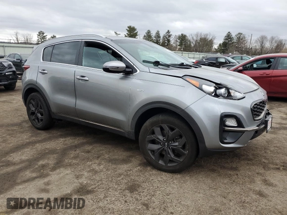 2021 Kia Sportage S with VIN KNDP6CAC7M7888945, listed as a Copart auction lot 47769305 with 61,571 mi miles and Salvage Title. Bid and sale history available at DreamBid. Image 4.
