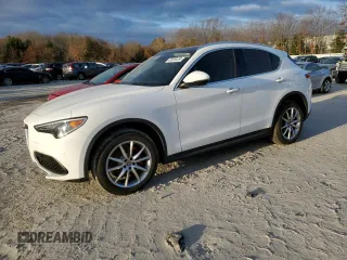 2018 Alfa Romeo Stelvio Ti z VIN ZASFAKBN3J7B72146, wystawiony jako Copart lot #86380384 z przebiegiem Nie podano mil oraz Szkoda całkowita • Salvage title. Historia ofert i sprzedaży dostępna na DreamBid. Obrazek 1.