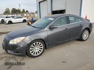 2011 Buick Regal CXL Turbo TO1 with VIN W04GV5EV9B1084036, listed as a Copart auction lot 75712394 with 141,318 mi miles and Salvage Title. Bid and sale history available at carsss.com. Image 1.
