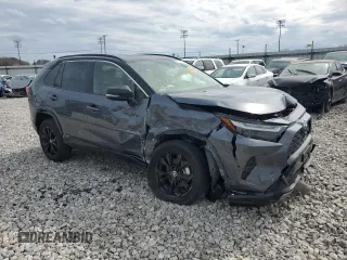 2024 Toyota RAV4 Hybrid XSE with VIN JTME6RFV8RD553156, listed as a Copart auction lot 50163185 with 10,559 mi miles and Salvage Title. Bid and sale history available at carsss.com. Image 4.