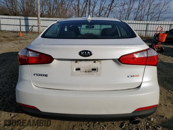 2016 Kia Forte EX with VIN KNAFX4A80G5502308, listed as a Copart auction lot 50939165 with 118,871 mi miles and Clean Title. Bid and sale history available at carsss.com. Image 6.