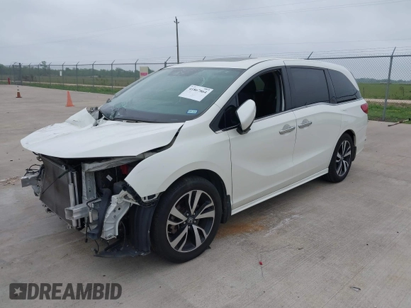 2019 Honda Odyssey Elite with VIN 5FNRL6H96KB022514, listed as a IAAI auction lot 41867864 with 62,749 mi miles and . Bid and sale history available at DreamBid. Image 17.