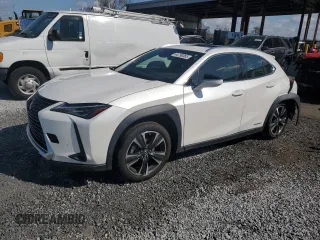 2021 Lexus UX with VIN JTHP9JBH0M2049768, listed as a Copart auction lot 44799365 with 20,467 mi miles and Salvage Title. Bid and sale history available at carsss.com. Image 1.