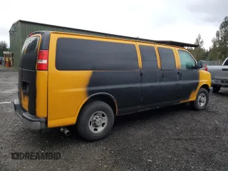 2013 Chevrolet Express Cargo Van with VIN 1GCWGGCA7D1149329, listed as a Copart auction lot 85995564 with 136,420 mi miles and Clean Title. Bid and sale history available at carsss.com. Image 3.