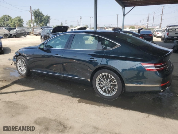 2024 Genesis G80 2.5T with VIN KMTGB4SC5RU240997, listed as a Copart auction lot 75527634 with 0 mi miles and Clean Title. Bid and sale history available at carsss.com. Image 2.