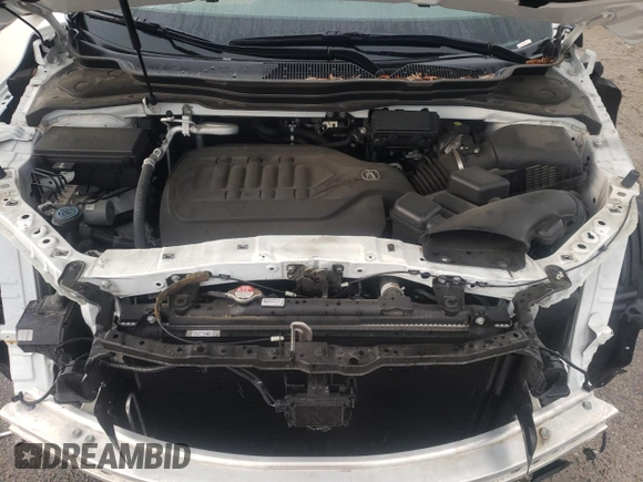 2019 Acura MDX Technology with VIN 5J8YD3H57KL006406, listed as a Copart auction lot 54183075 with 35,796 mi miles and Salvage title. Bid and sale history available at DreamBid. Image 12.