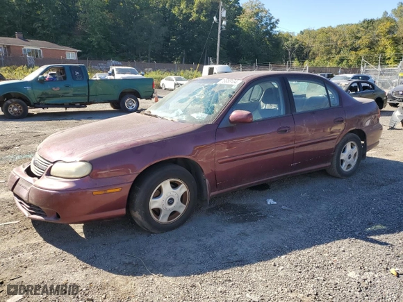 2001 Chevrolet Malibu LS with VIN 1G1NE52J816192690, listed as a Copart auction lot 76683134 with 0 mi miles and Salvage Title. Bid and sale history available at carsss.com. Image 1.