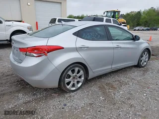 2012 Hyundai Elantra GLS with VIN KMHDH4AE6CU260276, listed as a IAAI auction lot 41987803 with 244,326 mi miles. Bid and sale history available at carsss.com. Image 4.