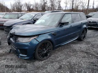 2022 Land Rover Range Rover Sport HSE Dynamic with VIN SALWR2SEXNA205758, listed as a Copart auction lot 82760554 with 43,452 mi miles and Salvage Title. Bid and sale history available at DreamBid. Image 1.