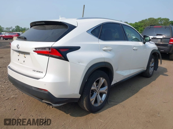 2017 Lexus NX 200t with VIN JTJBARBZXH2113456, listed as a IAAI auction lot 42430547 with 48,232 mi miles and . Bid and sale history available at DreamBid. Image 4.