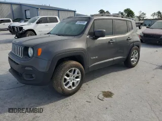 2017 Jeep Renegade Latitude z VIN ZACCJBBB1HPF96441, wystawiony jako Copart lot #52990895 z przebiegiem 164 799 mil mil oraz Szkoda całkowita • Salvage title. Historia ofert i sprzedaży dostępna na DreamBid. Obrazek 1.