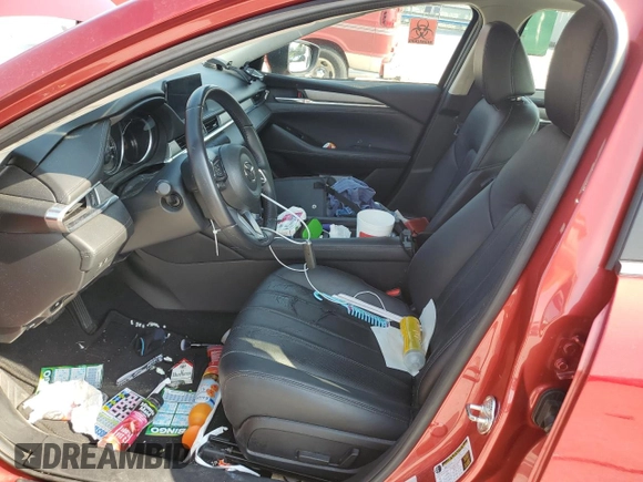 2019 Mazda 6 Touring with VIN JM1GL1VM3K1502814, listed as a Copart auction lot 77612154 with 61,223 mi miles and Salvage Title. Bid and sale history available at carsss.com. Image 7.