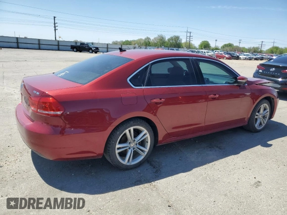 2015 Volkswagen Passat SE с VIN 1VWBV7A3XFC029957, выставлен на аукционе Copart как лот 54874925 с пробегом 107 730 миль миль и Списание • Salvage title. История ставок и продаж доступна на DreamBid. Изображение 3.
