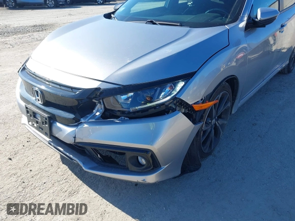 2019 Honda Civic Sport with VIN 2HGFC2F8XKH602463, listed as a IAAI auction lot 41966052 with 95,416 mi miles and . Bid and sale history available at DreamBid. Image 17.