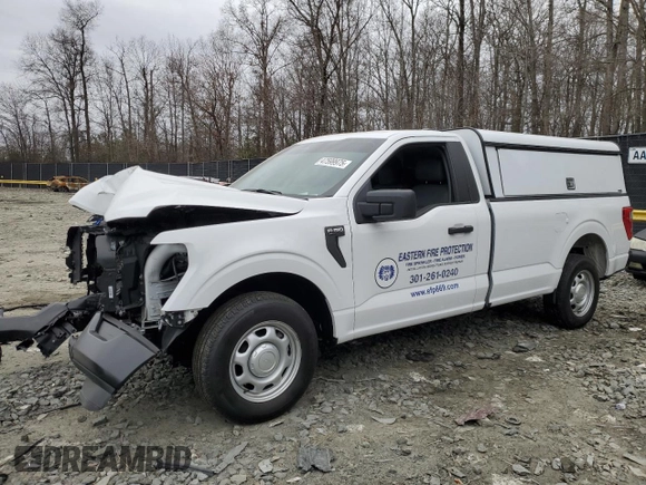 2023 Ford F-150 XL with VIN 1FTMF1CB6PKD86361, listed as a Copart auction lot 47599975 with 54,227 mi miles and Salvage Title. Bid and sale history available at carsss.com. Image 1.