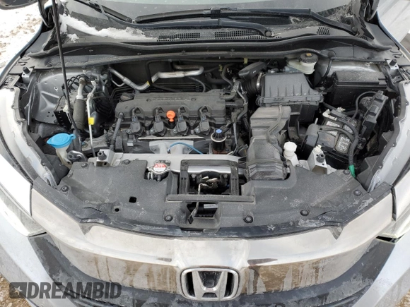 2021 Honda HR-V LX with VIN 3CZRU5H3XMM702749, listed as a Copart auction lot 42146225 with 81,515 mi miles and Salvage Title. Bid and sale history available at carsss.com. Image 12.