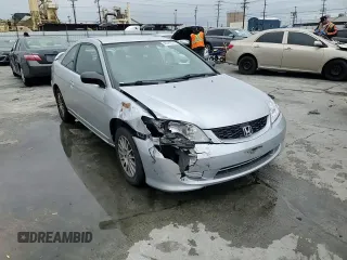 2005 Honda Civic Cpe LX with VIN 1HGEM22555L067702, listed as a Copart auction lot 48069335 with 152,838 mi miles and Salvage Title. Bid and sale history available at carsss.com. Image 10.