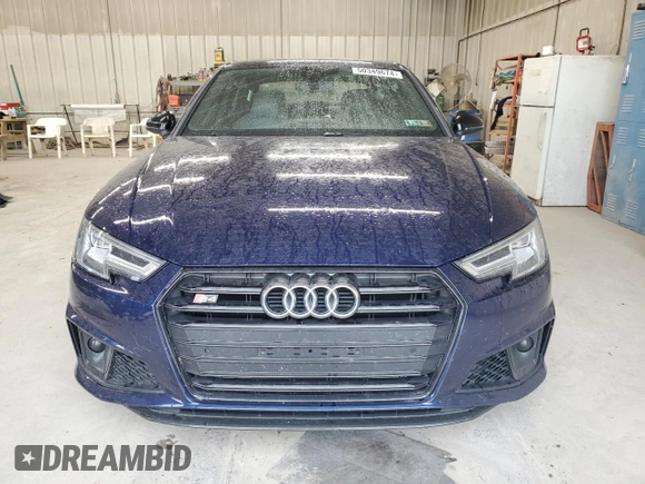 2019 Audi S4 Premium Plus with VIN WAUB4AF47KA097673, listed as a Copart auction lot 50349674 with 44,608 mi miles and Salvage Title. Bid and sale history available at carsss.com. Image 5.