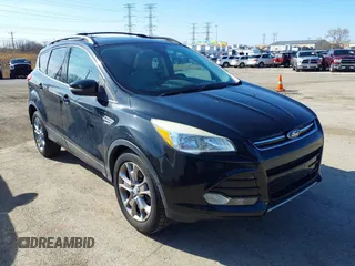 2013 Ford Escape SEL with VIN 1FMCU9HX1DUA20307, listed as a IAAI auction lot 41933873 with 164,962 mi miles. Bid and sale history available at carsss.com. Image 1.