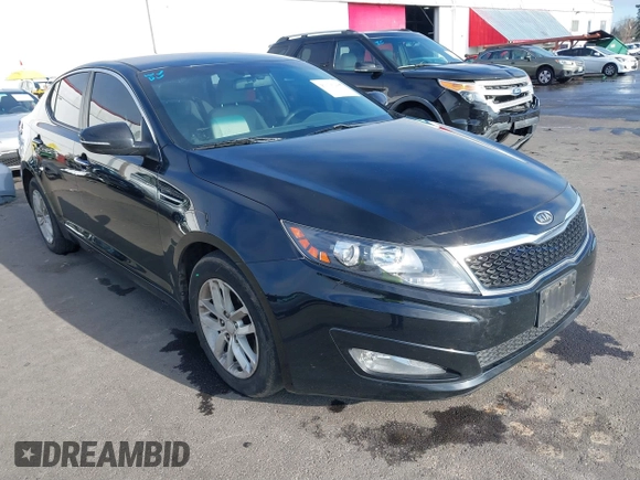 2012 Kia Optima LX with VIN 5XXGM4A76CG062494, listed as a IAAI auction lot 41316241 with 156,048 mi miles and . Bid and sale history available at carsss.com. Image 1.