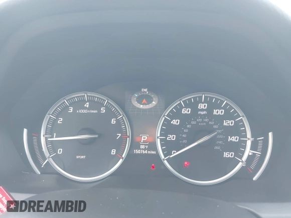 2016 Acura TLX Advance with VIN 19UUB3F71GA000306, listed as a IAAI auction lot 42579640 with 150,764 mi miles and . Bid and sale history available at DreamBid. Image 7.