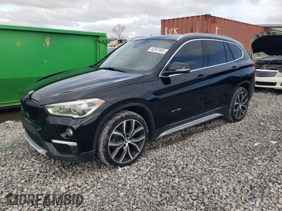 2017 BMW X1 sDrive28i with VIN WBXHU7C33H5H36487, listed as a Copart auction lot 45347465 with 147,702 mi miles and Clean Title. Bid and sale history available at carsss.com. Image 1.