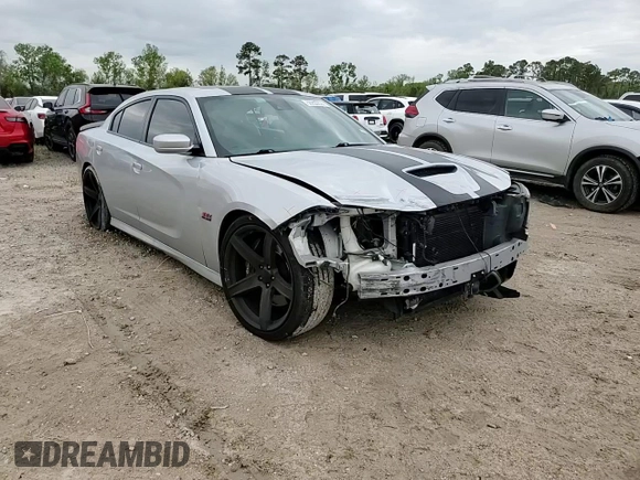 2019 Dodge Charger Scat Pack with VIN 2C3CDXGJ0KH688805, listed as a Copart auction lot 50822835 with 71,827 mi miles and Salvage Title. Bid and sale history available at DreamBid. Image 11.