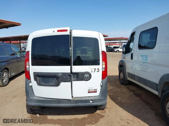 2016 Ram ProMaster City Cargo Van Tradesman with VIN ZFBERFAT5G6B87739, listed as a IAAI auction lot 41952850 with 65,046 mi miles. Bid and sale history available at carsss.com. Image 16.