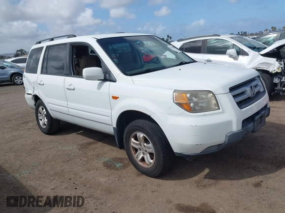 2008 Honda Pilot VP with VIN 5FNYF28258B012015, listed as a IAAI auction lot 41938695 with 181,967 mi miles and . Bid and sale history available at DreamBid. Image 1.