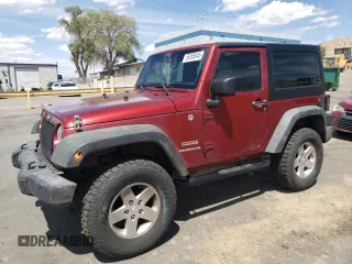 2012 Jeep Wrangler Sport with VIN 1C4GJWAG6CL114615, listed as a Copart auction lot 55355045 with 158,342 mi miles and Salvage title. Bid and sale history available at DreamBid. Image 1.
