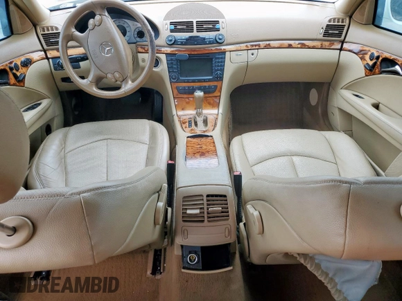 2008 Mercedes-Benz E-Class Luxury 3.5L with VIN WDBUF56X28B285414, listed as a Copart auction lot 51562605 with 0 mi miles and Salvage Title. Bid and sale history available at carsss.com. Image 8.