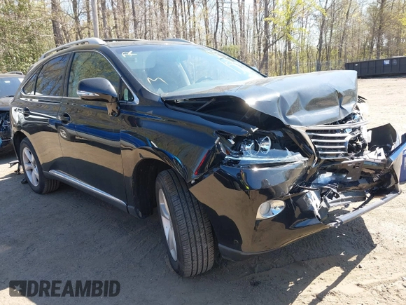 2014 Lexus RX 350 with VIN 2T2BK1BAXEC246321, listed as a IAAI auction lot 42050218 with 60,395 mi miles and . Bid and sale history available at DreamBid. Image 1.