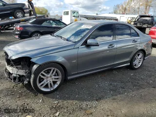2012 Mercedes-Benz C-Class C 250 Sport with VIN WDDGF4HB7CA614493, listed as a Copart auction lot 44959185 with 40,662 mi miles and Salvage Title. Bid and sale history available at carsss.com. Image 1.