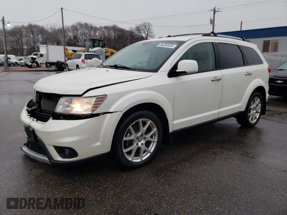 2014 Dodge Journey R/T z VIN 3C4PDDFG4ET199515, wystawiony jako Copart lot #86354504 z przebiegiem 128 888 mil mil oraz Szkoda całkowita • Salvage title. Historia ofert i sprzedaży dostępna na DreamBid. Obrazek 1.
