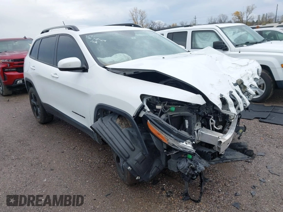 2016 Jeep Cherokee Latitude with VIN 1C4PJMCSXGW214243, listed as a IAAI auction lot 40850362 with 96,240 mi miles and . Bid and sale history available at carsss.com. Image 1.