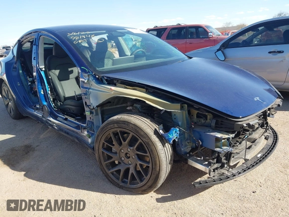 2024 Tesla Model 3 Long Range with VIN 5YJ3E1EB2RF758998, listed as a IAAI auction lot 41861108 with 14,531 mi miles and . Bid and sale history available at DreamBid. Image 6.
