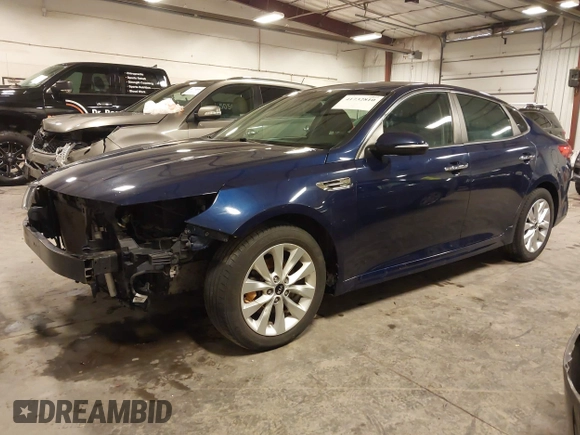2016 Kia Optima LX with VIN 5XXGT4L34GG002569, listed as a IAAI auction lot 41732810 with 148,044 mi miles. Bid and sale history available at carsss.com. Image 21.
