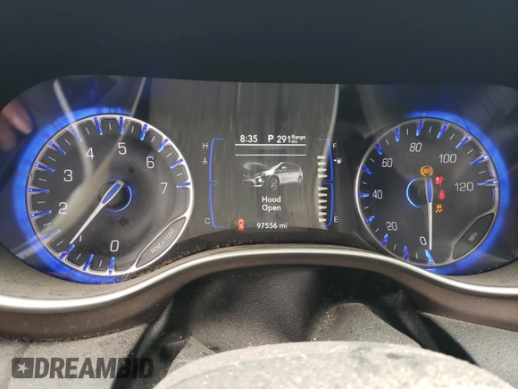 2018 Chrysler Pacifica Touring Plus with VIN 2C4RC1FGXJR126303, listed as a Copart auction lot 66100745 with 97,556 mi miles and Salvage title. Bid and sale history available at DreamBid. Image 9.