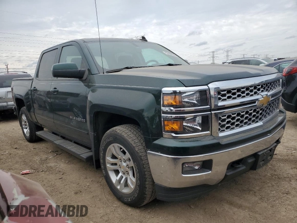 2015 Chevrolet Silverado 1500 LT with VIN 3GCUKREC5FG181510, listed as a Copart auction lot 52406535 with 95,422 mi miles and Salvage Title. Bid and sale history available at carsss.com. Image 4.