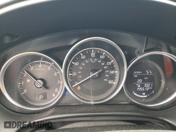 2016 Mazda CX-5 Touring with VIN JM3KE4CY6G0655381, listed as a Copart auction lot 53311445 with 145,513 mi miles and Salvage Title. Bid and sale history available at carsss.com. Image 9.