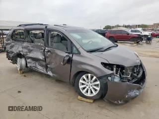 2013 Toyota Sienna XLE AAS with VIN 5TDYK3DC1DS290819, listed as a Copart auction lot 50913185 with 108,765 mi miles and Non Repairable. Bid and sale history available at carsss.com. Image 4.