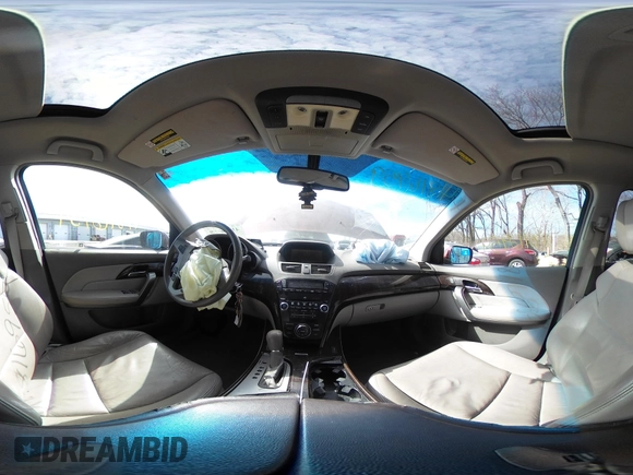 2010 Acura MDX Technology Pkg with VIN 2HNYD2H65AH505244, listed as a IAAI auction lot 41816959 with 139,807 mi miles. Bid and sale history available at carsss.com. Image 18.