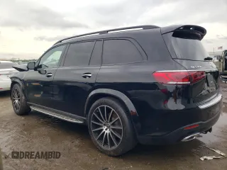 2022 Mercedes-Benz GLS 450 with VIN 4JGFF5KE1NA660141, listed as a Copart auction lot 48505284 with 25,671 mi miles and . Bid and sale history available at DreamBid. Image 2.