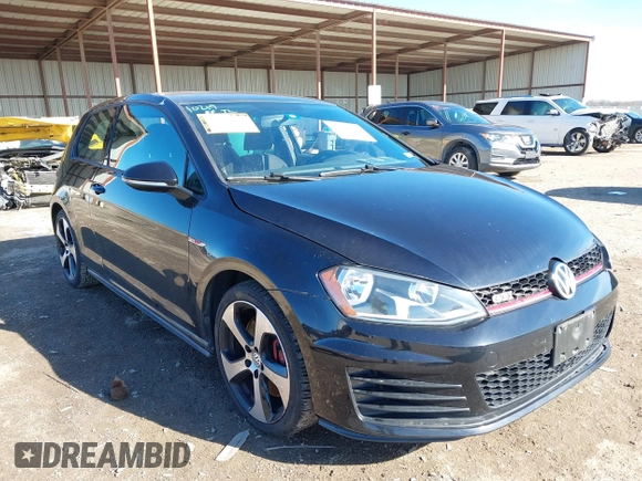 2016 Volkswagen GTI S with VIN 3VWY47AU3GM007367, listed as a IAAI auction lot 41314060 with 82,115 mi miles and . Bid and sale history available at DreamBid. Image 1.