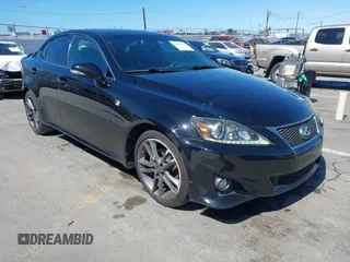 2013 Lexus IS 250 with VIN JTHBF5C26D5187947, listed as a IAAI auction lot 41806277 with 106,648 mi miles. Bid and sale history available at carsss.com. Image 1.