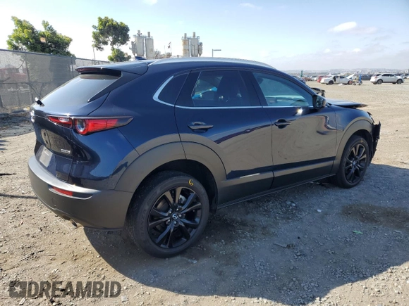 2023 Mazda CX-30 S Premium with VIN 3MVDMBDM7PM543849, listed as a Copart auction lot 54852415 with 20,898 mi miles and Salvage title. Bid and sale history available at DreamBid. Image 3.